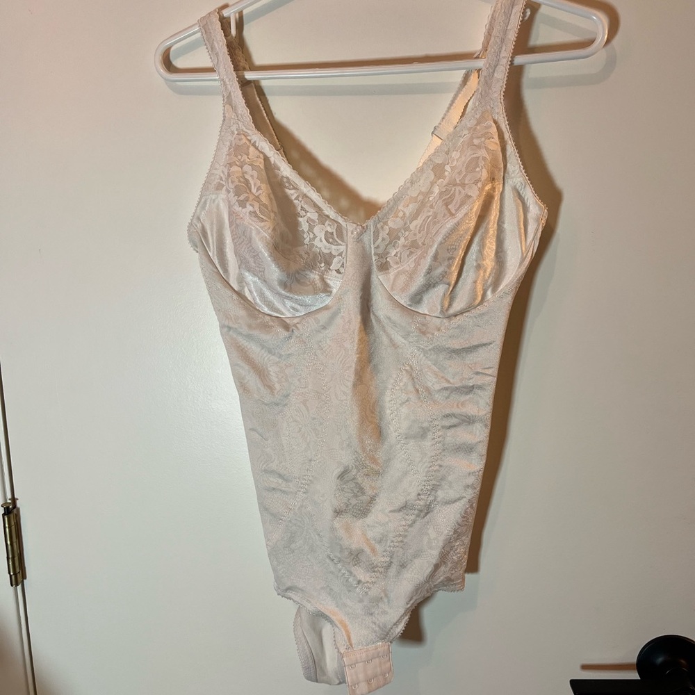 white lacey bodysuit